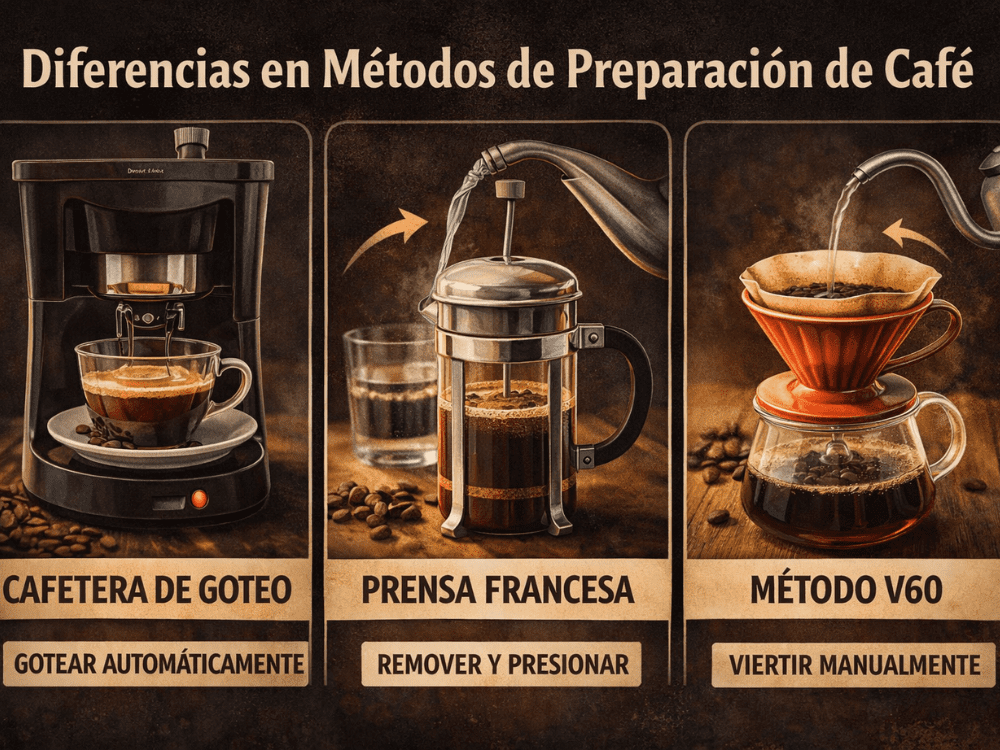 Metodos De Cafe Goteo Prensa Francesa V60 Karafecoffee