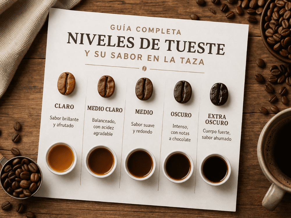 Guia Completa Para Entender Los Niveles De Tueste Del Cafe Y El Sabor Karafecoffee
