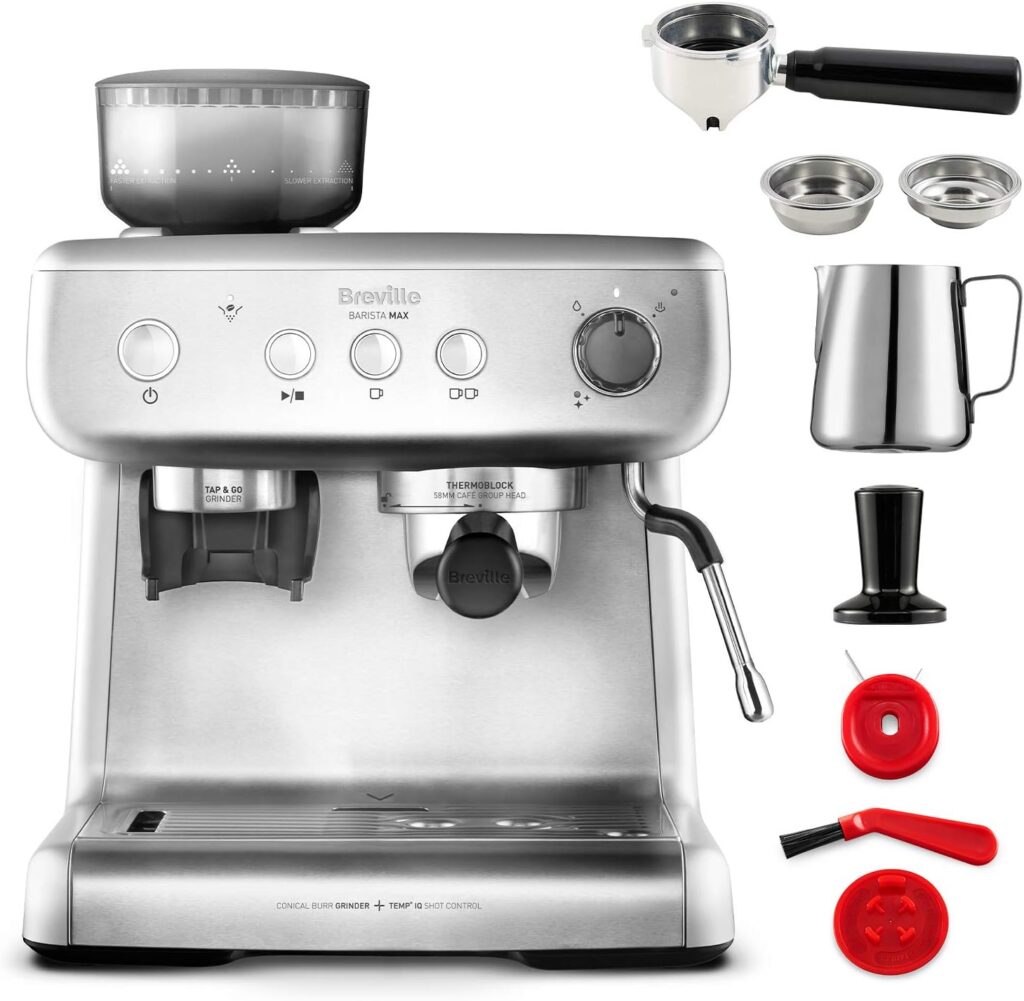 Breville Barista Max Maquina De Cafe Expreso Karafecoffee Karafecoffee