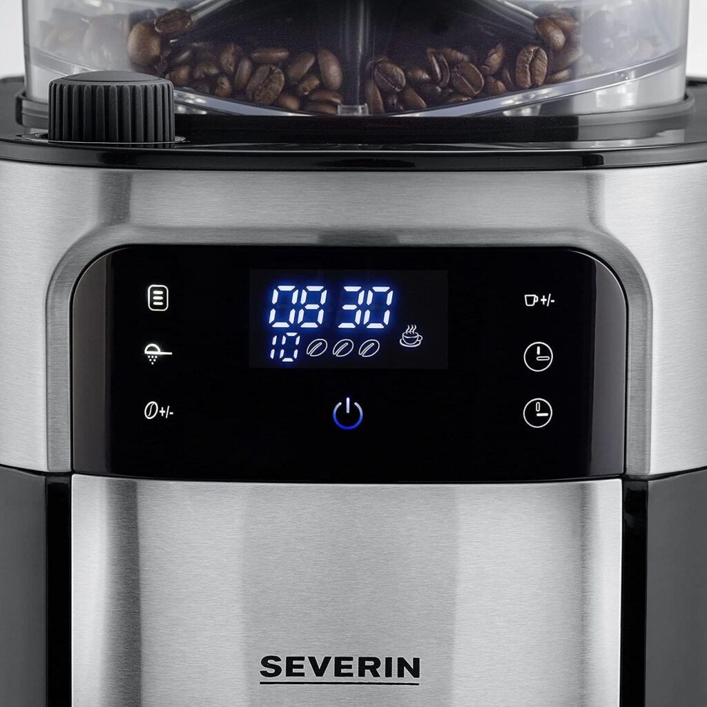 Severin Cafetera De Goteo Con Molinillo Hasta 10 Tazas 3 Karafecoffee