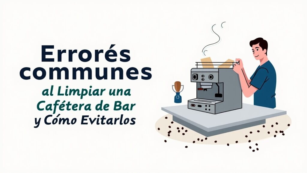 Cómo Limpiar una Cafetera de Bar: Guía Profesional para un Café Impecable 13 Errores Comunes al Limpiar una Cafetera de Bar y Como Evitarlos KarafeCoffee