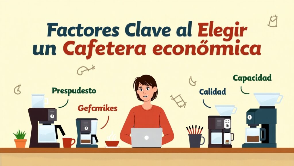 Factores Clave al Elegir una Cafetera Economica KarafeCoffee