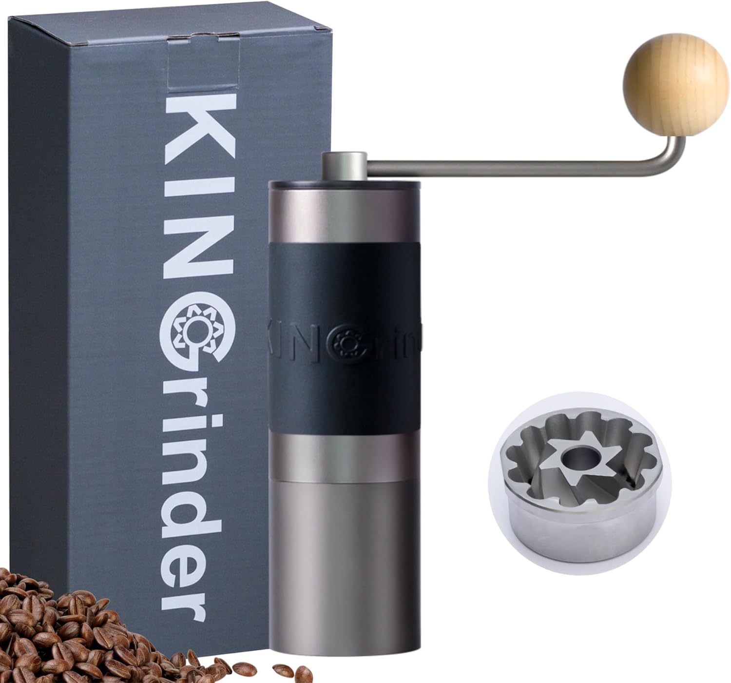 KINGrinder K2 – 140 Grados de Molienda Ajustables