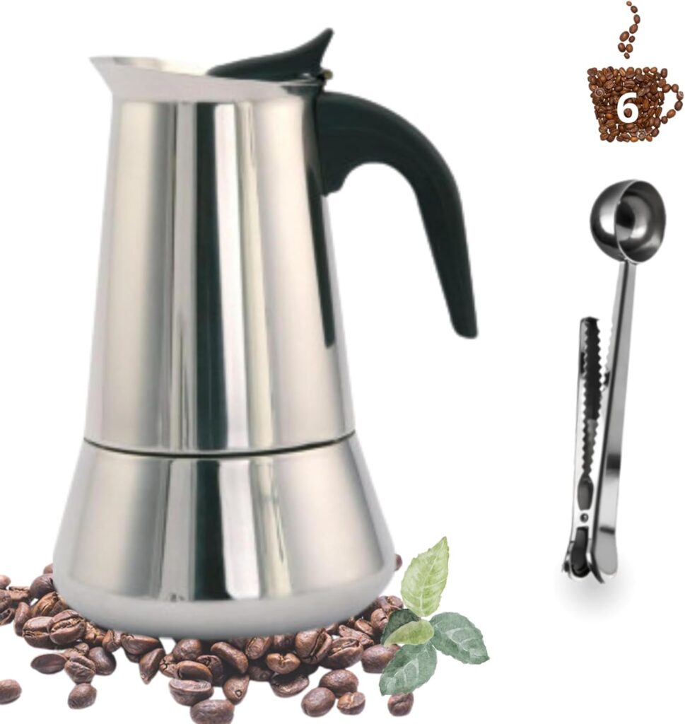RAMBUTAM Cafetera Italiana Inducción 6 Tazas (330ml) RAMBUTAM Cafetera Italiana Induccion 6 Tazas 330ml KarafeCoffee