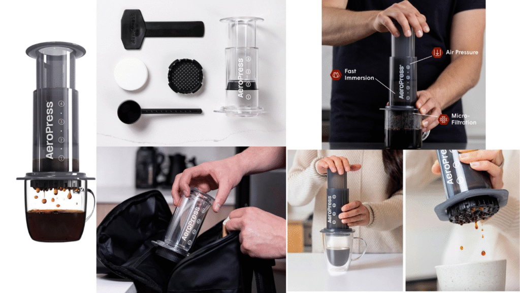 Tipos de Cafeteras: Guía Definitiva para Elegir la Mejor según tu Estilo de Vida y Paladar 10 Aeropress KarafeCoffee