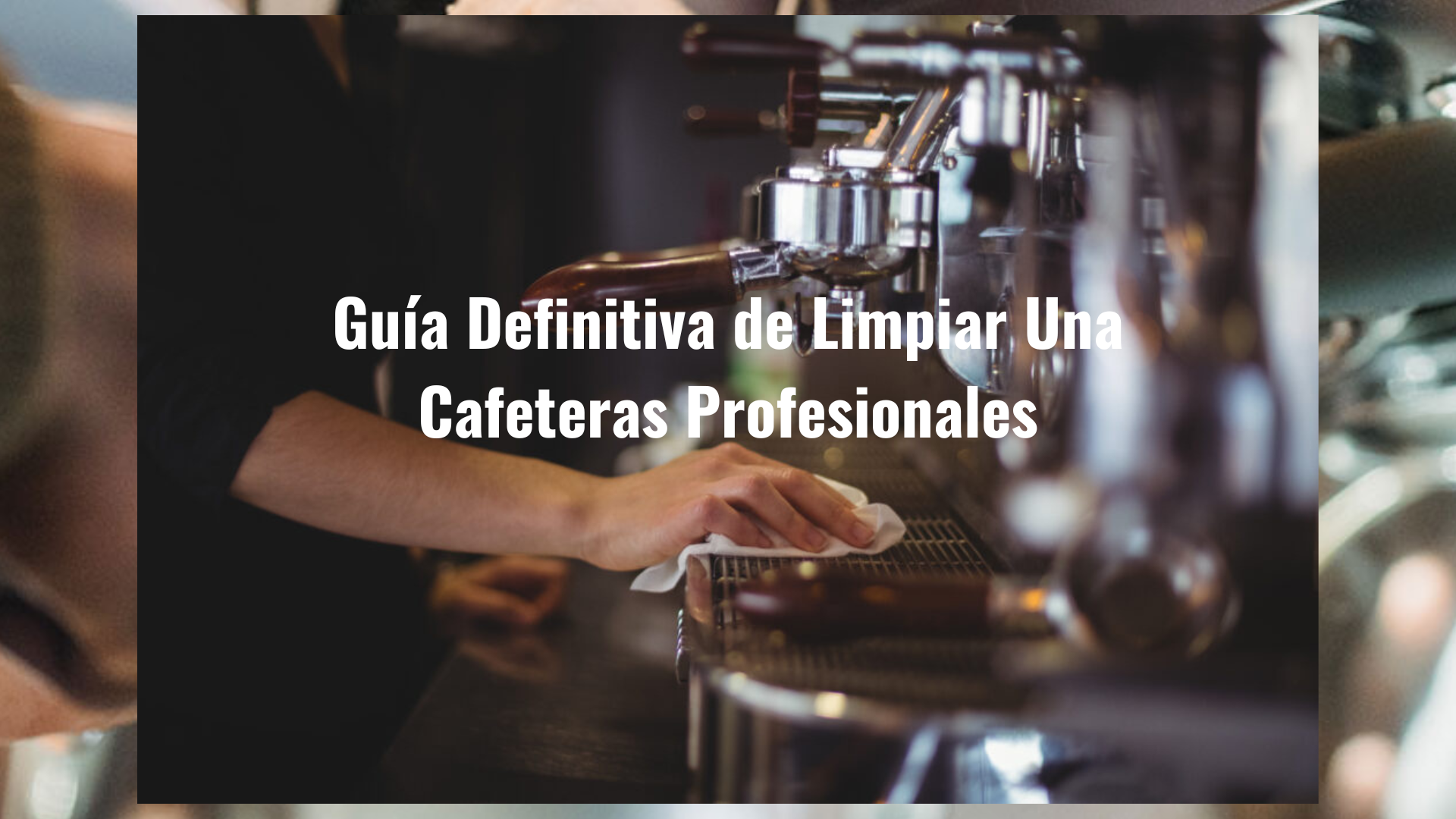 Limpiar Una Cafeteras