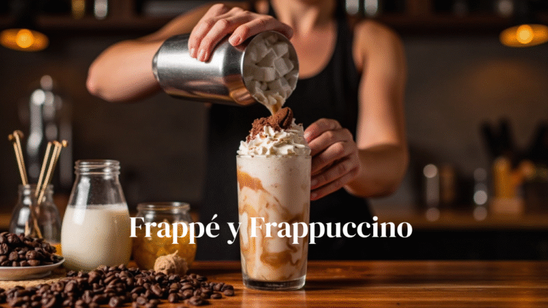 frappé y frappuccino