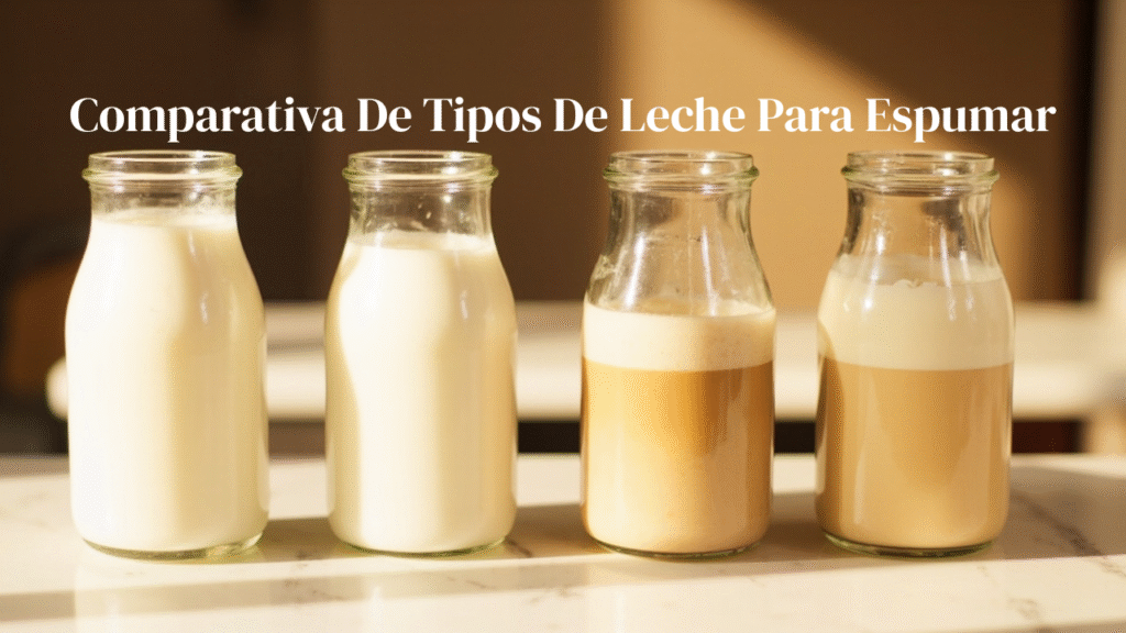 Cómo Crear la Espuma de Leche Perfecta en Casa (Sin Vaporizador): Tu Guía Completa 7 Comparativa de Tipos de Leche para Espumar KarafeCoffee