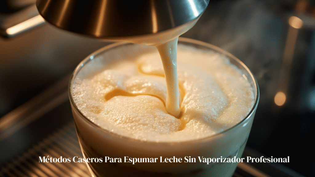 Cómo Crear la Espuma de Leche Perfecta en Casa (Sin Vaporizador): Tu Guía Completa 8 Metodos Caseros para Espumar Leche sin Vaporizador Profesional KarafeCoffee