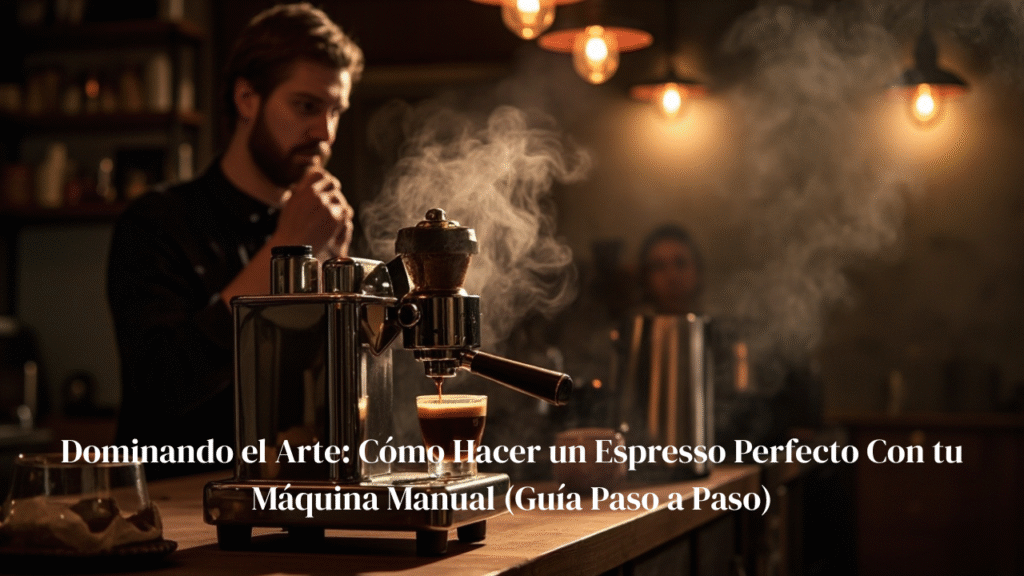 Dominando el Arte Como Hacer un Espresso Perfecto con tu Maquina Manual Guia Paso a Paso KarafeCoffee