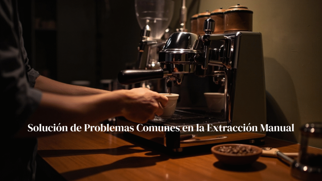 Solucion de Problemas Comunes en la Extraccion Manual KarafeCoffee