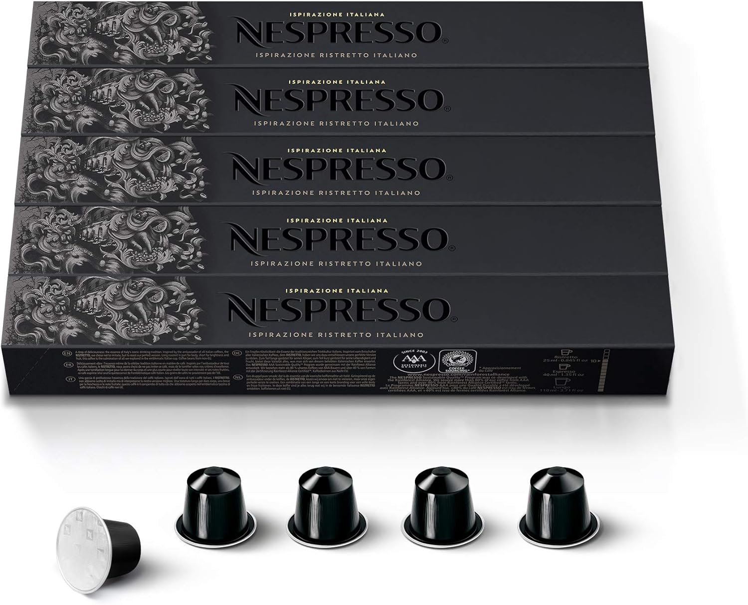 CAPMESSO Filtros Cápsulas de Café Compatibles Con Nespresso